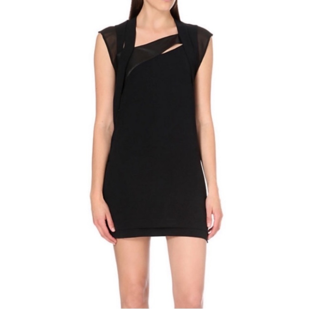 The KOOPLES Cutout Crepe Mini Dress